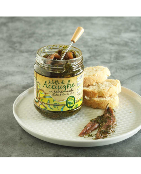 Filetti di Acciughe in salsa verde