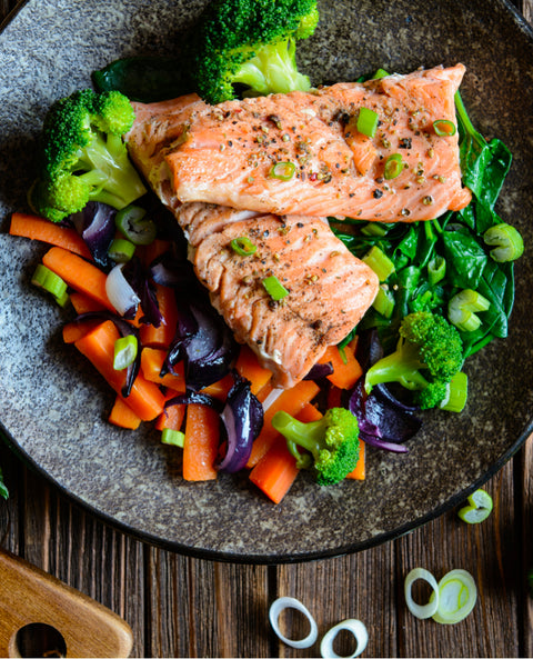 Filetti di salmone all'olio di oliva