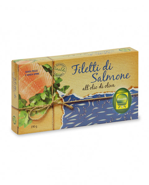 Filetti di salmone all'olio di oliva
