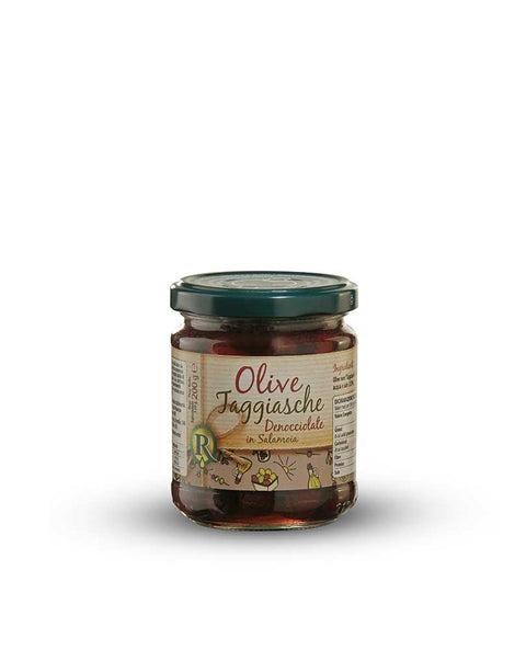 Olive Taggiasche snocciolate in salamoia