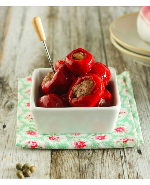Peperoncini Ripieni ai Capperi e Acciughe