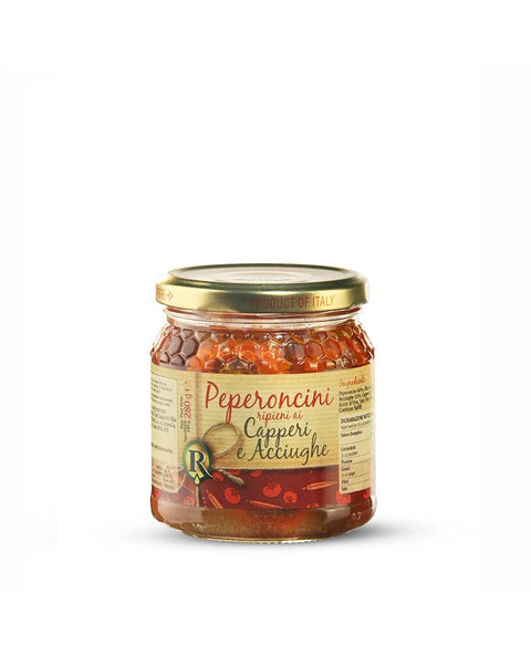 Peperoncini Ripieni ai Capperi e Acciughe