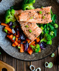 Filetti di salmone all'olio di oliva