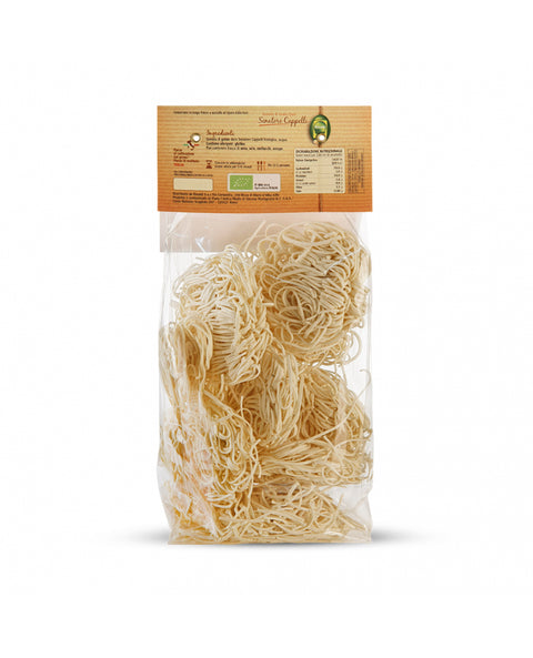 Tagliolini pasta di semola di grano duro da agricoltura biologica